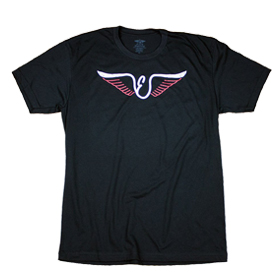 ウイングTシャツ ブラック