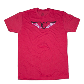 ウイングTシャツ レッド